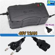 Charger Baterai SLA 48V 12Ah Sepeda Listrik Uwinfly Df5 Df7 romeo rf5