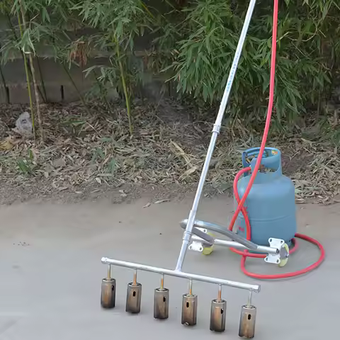 High Quality Stainless Steel Disinfectant Flamethrower LPG Gas Torch Multi Jet Flame Livestock Farm 