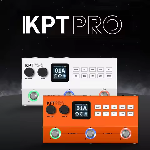 Yuimer KPT PRO Guitar Effect Pedal,Loop ,Drum with Noise Reduction, Compression, EQ, Delay, Reverb,T