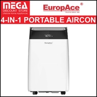 EUROPACE EPAC 14B6UV  4-IN-1 PORTABLE AIRCON 14000BTU (EPAC14B6UV)