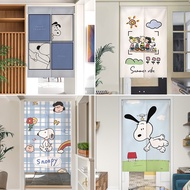 Cartoon  Kid Tape Long Snoopy Doorway for Kitchen Living Room Home Decor Japanese Style Door Curtain Self
