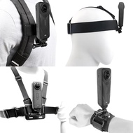 實體店鋪/SF (胸帶 $78 / 腕帶 $78 / 頭帶 $78 / 背包夾 $78)Adjustable Chest Mount Harness for Insta360 X5 X4 X3 X2 