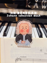Super Cute Acrylic Musician Clip Piano Score Clip (Approximately 7cm Large Version) Home Fabric Dust
