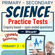 P19 Primary Science Practice Tests + Secondary Science Tests  Answer : Year 3 Year 4 Year 5 Year 6 Y