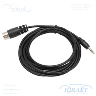 CRAFTMX MIDI DIN 7pin Stereo Conversion Cord, Plug and Play 3 meters/9.8ft 7 Pin Din Male to DC 3.5m