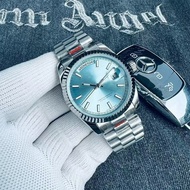 Laborer 36mm Dual Calendar Diary dd Automatic Mechanical Steel Band Men's Watch Manufacturer Wholesa