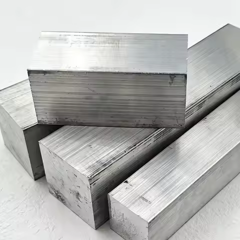Aluminium Alloy 6061 T6 Rectangular Flat Bar Square Rod Plate Metal Strip Solid Stock For CNC