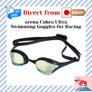 [FINA Approval] arena Cobra Ultra Swimming Goggles for Racing Unisex/ Yellow× Yellow× Black× Black/ One-size-fits-all/ Mirror Lens/ AGL-180M [Direct from Japan]