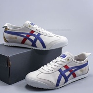 🔥💯實拍 Asics Onitsuka Tiger Mexico 66 復古休閒板鞋 運動鞋 藍紅 size：36-45 低幫防滑耐磨 時尚百搭男女同款 💎紫鑽商家💎有鐘意嘅款直接帶圖詢價