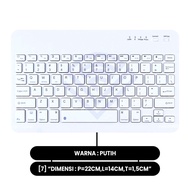 COD - BLUETOOTH KEYBOARD WIRELESS PORTABLE FOR IPAD/TABLET/PC/SMARTPHONE