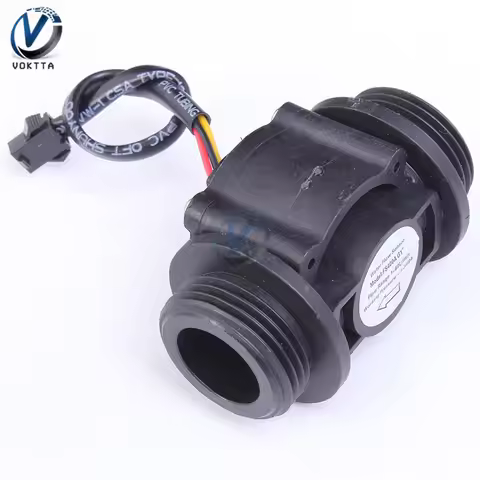 DC 5-24V DN25 Water Level Flow Sensor Switch 1-60L/min Liquid Flow Meter Counter Vertical/Horizontal