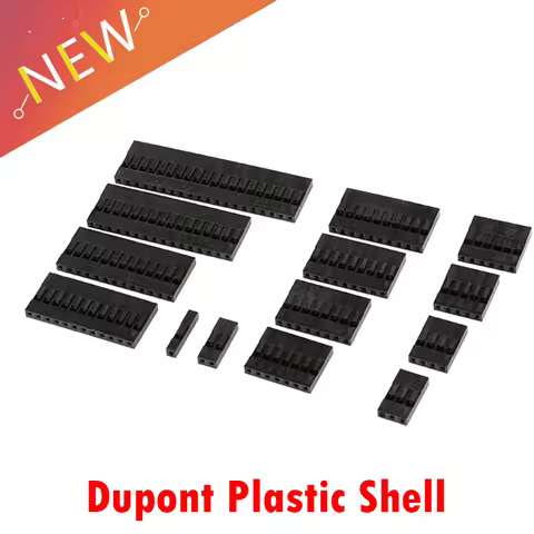 20PCS Dupont Head 1Pin 2Pin 3Pin 4Pin 5Pin 6Pin 7Pin 8Pin 9Pin 10Pin 12Pin 13Pin Single Row 2.54 mm 