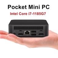 Topton Cheap Mini PC Gaming Intel i7 1185G7 Windows 11 Desktop Computer Office Barebone Pocket PC DDR4 NVMe NUC 4K HTPC WiFi6