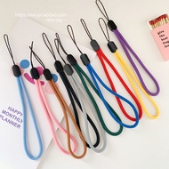 handphone strap handphone sling strap Nylon Solid Color Drop-Resistant Mobile Phone Lanyard for Men 