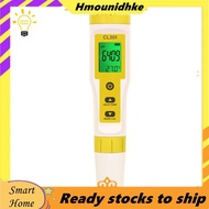 Chlorine Meter CL2/H2/Temperature Meter Water Quality Tester for Pools Drinking Water Aquarium Aquac