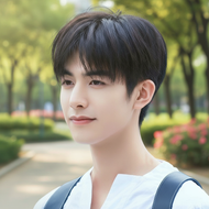 Natural Look Korean Style Short Wig for Men with Bangs, Pre Styled and Trendy