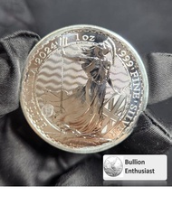 Koin Perak Britannia 2024 1Oz Silver Coin 2024