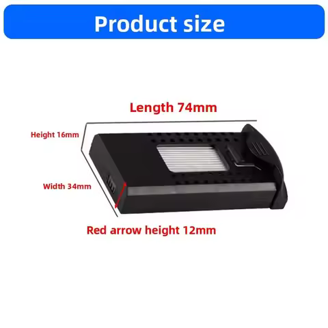For SG700 / DM107S / S169 3.7V 1600mAh RC Quadcopter Folding Drone Rechargeable Li-Po Battery Chargi