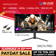 PRISM+ 34G1X PRO | 34" QD-OLED 240Hz 0.03ms GTG UWQHD Curve Gaming Monitor [3440 x 1440]