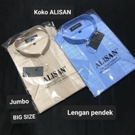 Promo Terbatas!!! Baju Koko Alisan Lengan Pendek/Big Size/Jumbo