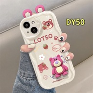 เคสสำหรับ Redmi 12C 10C 12 10 9 10X 11A A1 A2 A1 + A2 + 9A 9AT 9i 9C NFC 9T 9 Power Note 8 10S 9S 11S 12S 9 10 PRO เคส M3 M2 C55 C50สูงสุด POCO 2 PRO NFC Strawberry Bear 3D