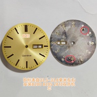On behalf Dial Spy Flying Gold Dial 33.5~33.8mm 2813 8200 8205 Dual Calendar Watch Accessories