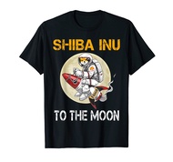Shiba Inu To The Moon Shirt Shiba Coin Token Cryptocurrency T-Shirt