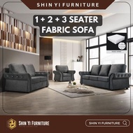 [SARAWAK] Sofa Set 1+2+3 Fabric Sofa / Sofa 1+2+3 Set / Sofa ruang tamu 1+2+3/客厅沙发/家具