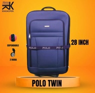 Koper 28 inch Polo Twin Ukuran Bagasi  – koper jumbo - Tas Travel – Tas koper - koper kain - koper a