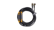 Tether Tools TetherPro USB-C to USB-C, 31' (9.4m), Straight to Right Angle Cable with Dual in-line T