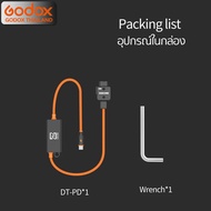 ZGCINE Cable DT-PD ( D-Tap to USB-C ) 20 inch ( 50cm. ) for V-Mount Battery Power Pack Camera Phone 