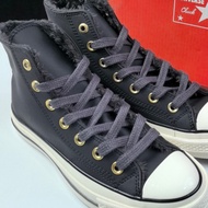VERS High-top Fashion Chuck 1970s leather fur waterproof casual shoes