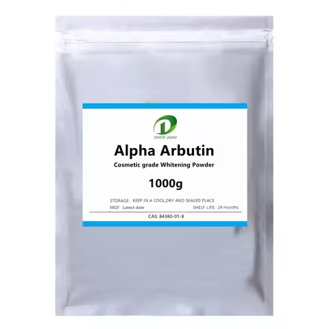 100% Alpha Arbutin Powder,DIY Cosmetic Grade Whitening Cream/Gel Powder for Removing Chloasma Lighte