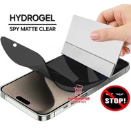 LAYAR Anti-scratch Hydrogel Spy Matte Privacy for Iqoo Z10 Iqoo Z10 Lite Iqoo Z10R Iqoo Z10T Iqoo Z1