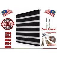 Bidai Tingkap Modern Zebra Blinds/Bidai Zebra/Roller Blinds/ Bidai Langsir Indoor