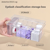 [DB] Eyelash Extension Tool Storage Box With Cover Lash Accessories Lashes Glue Tweezer Holder Organizer Acrylic Transparent Box [Ready Stock]