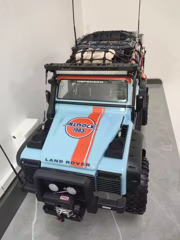 Front end steel wire rope branch separator intake cover for MJX H8H 1/8 Scale Brushless Crawler 4x4 