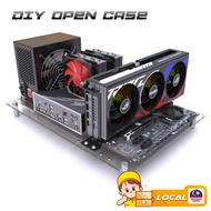 DIY Acrylic Open Desktop Case Transparent Computer ATX/MATX/ITX Free Style Casing Gaming Home PC