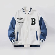 HUILISHI Mens High Quality Long Sleeve Baseball Jacket