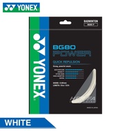 YONEX BG80 Power Badminton String Repulsion Power 100%ORIGINAL Made in Japan Tali Racket Badminton 0