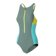 ชุดว่ายน้ำวันพีซรูปสามเหลี่ยมของผู้หญิง Speedo, ฟิตแนวบาง, ดีไซน์บล็อกสี, การฝึกอบรมอาชีพ