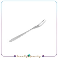 BF-C946 Garpu Buah Stainless Tusukan Buah Kue Puding Garpu 2 Gigi / Alat Tusuk Makanan Fruit Fork Se