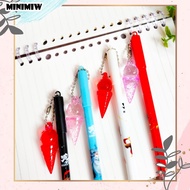 GANTUNGAN Anime Fire Crystal Ice Cream PEN (NE-ZHA) PEN Hanger GEL Ink Ballpoint PEN Children's SOUVENIR PORTABLE Gift SOUVENIR