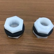 3/4" PVC water tank tower nut 3/4 inch v tower vlockRing PVC water tank nutRing