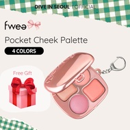 [FWEE] Pocket Cheek Palette – 4 colors / 9.6g