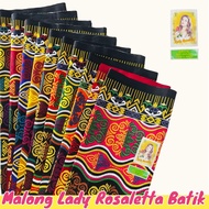 Malong Lady Rosaletta/ Original Malong Batik/ Tribal/ Ethnic Batik/ Tube Batik