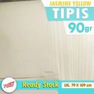 Kertas Jasmine Plano kertas jasmine kuning kertas tipis kuning 70gr