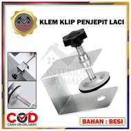 Klem Laci Adjustable Klem Penjepit Laci Bahan Besi Clamp U