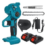 550W 6 Inches Cordless Electric Saw Pruning ChainSaw Garden Tree Logging Trimming Woodworking Cutter