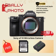 Sony a7 III Mirrorless Camera (FREE 64GB + NP-FZ100 BATTERY)